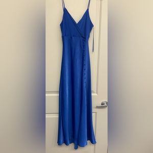 Royal blue Zara slip dress. Lovely. Size Small.